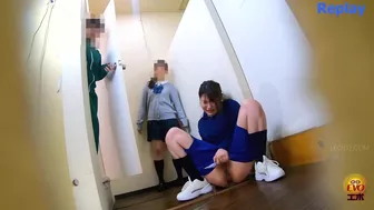 EE-706 04 Pee emergency by schoolgirls in line in front of the toilet, Voyeur Collection, PissRIP EE-706 04 Pee emergency by schoolgirls in line in front of the toilet, Voyeur Collection, PissRIP