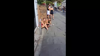 Pissing on the street corner, Voyeur Collection, PissRIP