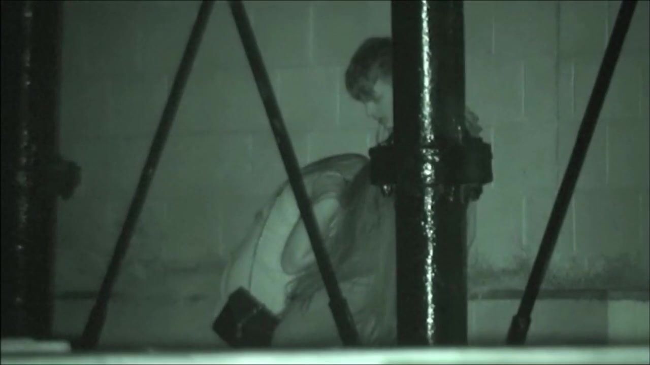 Public encounter in a secluded spot