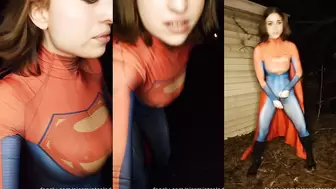 pissmintsalad - Supergirl cosplay, JAV Collection, PissRIP