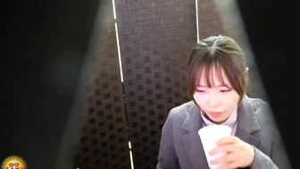 EE-824 04 Hidden camera footage of peeing in a Western-style toilet, part 4