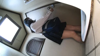 [KPOP idol shaved JK] super premiere japanese toilet 10