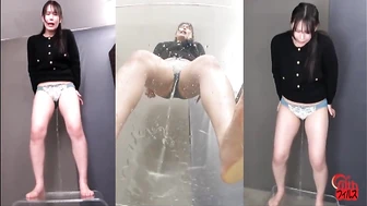 DLFF-704 06 I Asked Some Dirty Questions to a Woman Holding Her Pee 2, Wandering Voyeur, PissRIP