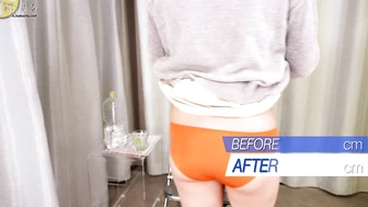 OJHI-798 01 Extreme Urination: Western-Style Toilet (Butt Edition) Part 3 — A View of Her Rear Through a Two-Way Mirror