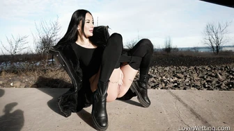 Silvia Black - Pissing Scene