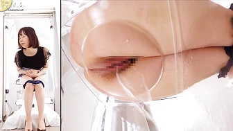 OJHI-820 04 Extreme Urination in a Western-Style Toilet: Buttocks Edition 5 - Buttocks Viewed Through a One-Way Mirror, , PissRIP