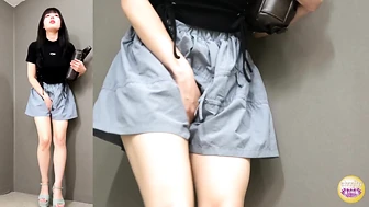 DLSL-678 02 Woman at the limit of her urge to urinate unleashes explosive guerrilla urination