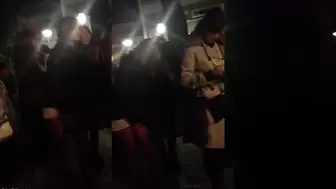 The Girl in White Shorts is Close to Losing it Waiting in Line, Videos Public Sex, DesperVids