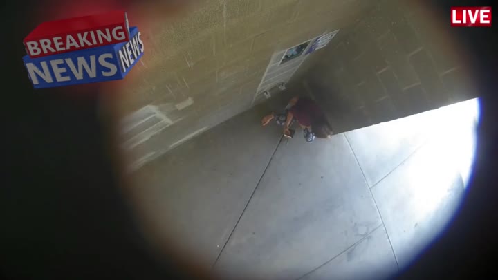 Girl Peeing at Car Wash